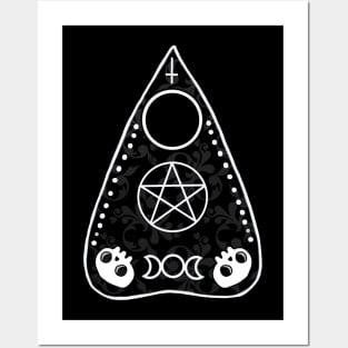 Gothic pentacle planchette Posters and Art